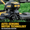 20V MAX 21.5 In. Battery Powered Walk behind Self Propelled Lawn Mower with (2) 10Ah Batteries & Charger - YardForce Supply
