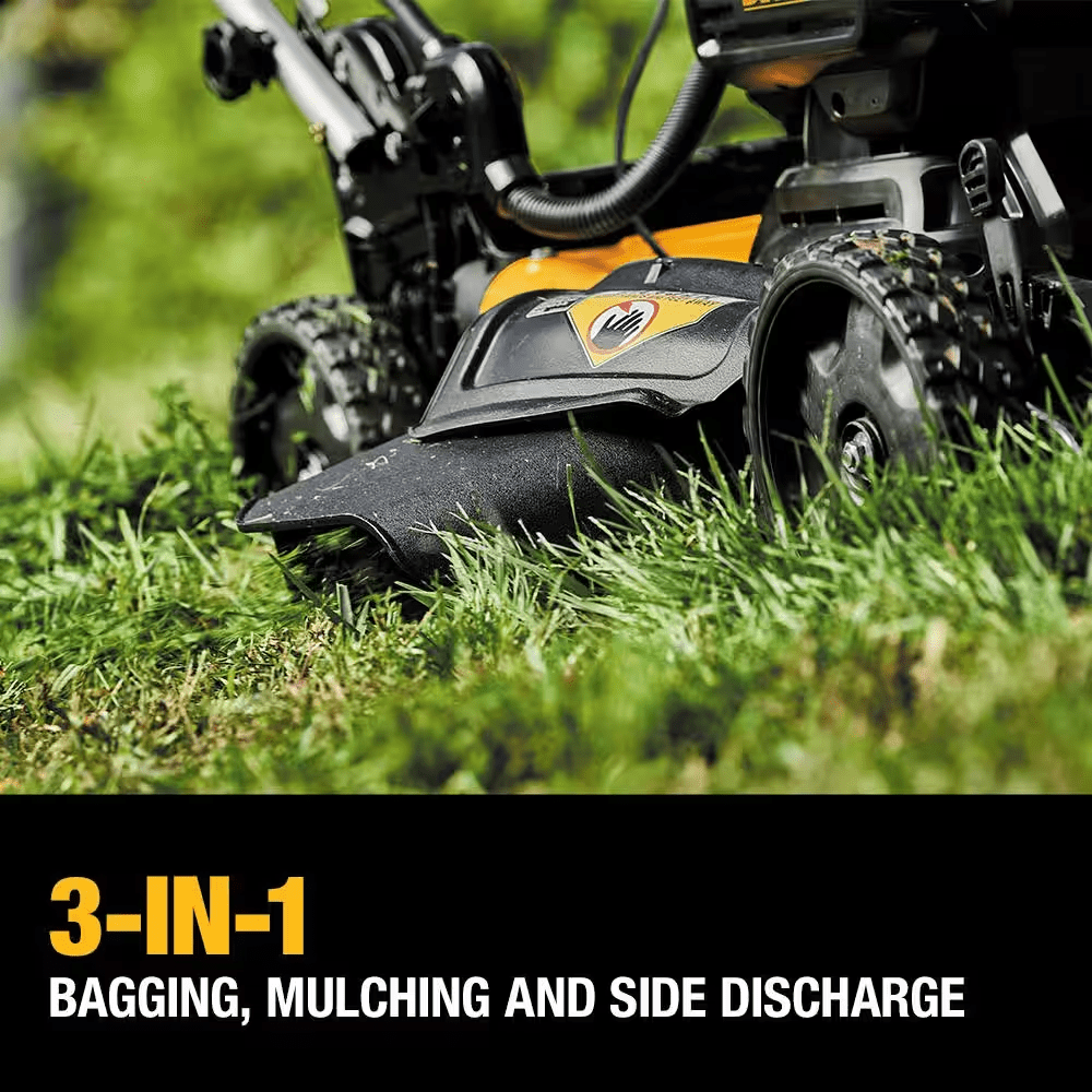 20V MAX 21.5 In. Battery Powered Walk behind Self Propelled Lawn Mower with (2) 10Ah Batteries &amp; Charger - YardForce Supply