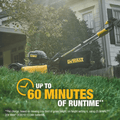 20V MAX 21.5 In. Battery Powered Walk behind Self Propelled Lawn Mower with (2) 10Ah Batteries & Charger - YardForce Supply