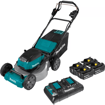 21 In. 18-Volt X2 (36-Volt) LXT Lithium-Ion Cordless Walk behind Self Propelled Lawn Mower Kit with 4 Batteries (5.0 Ah) - YardForce Supply