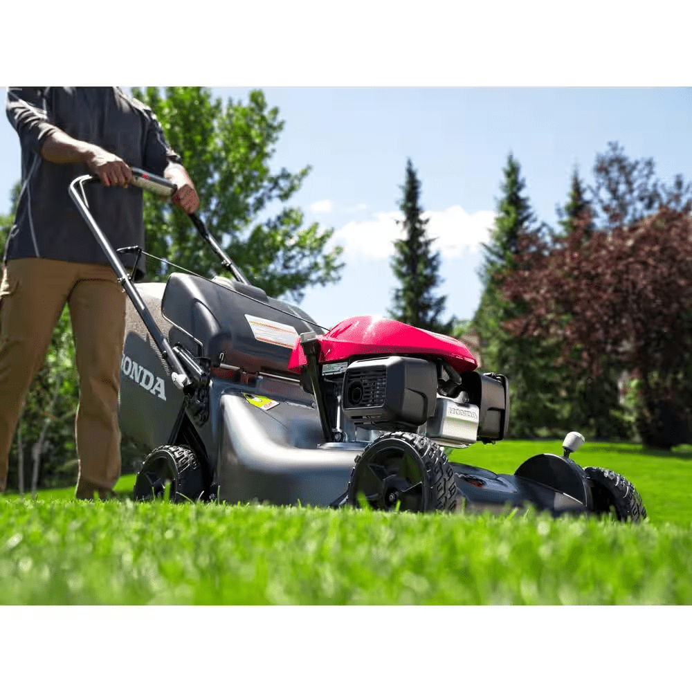 21 In. 3-In-1 Variable Speed Gas Walk behind Self Propelled Lawn Mower with Auto Choke - YardForce Supply