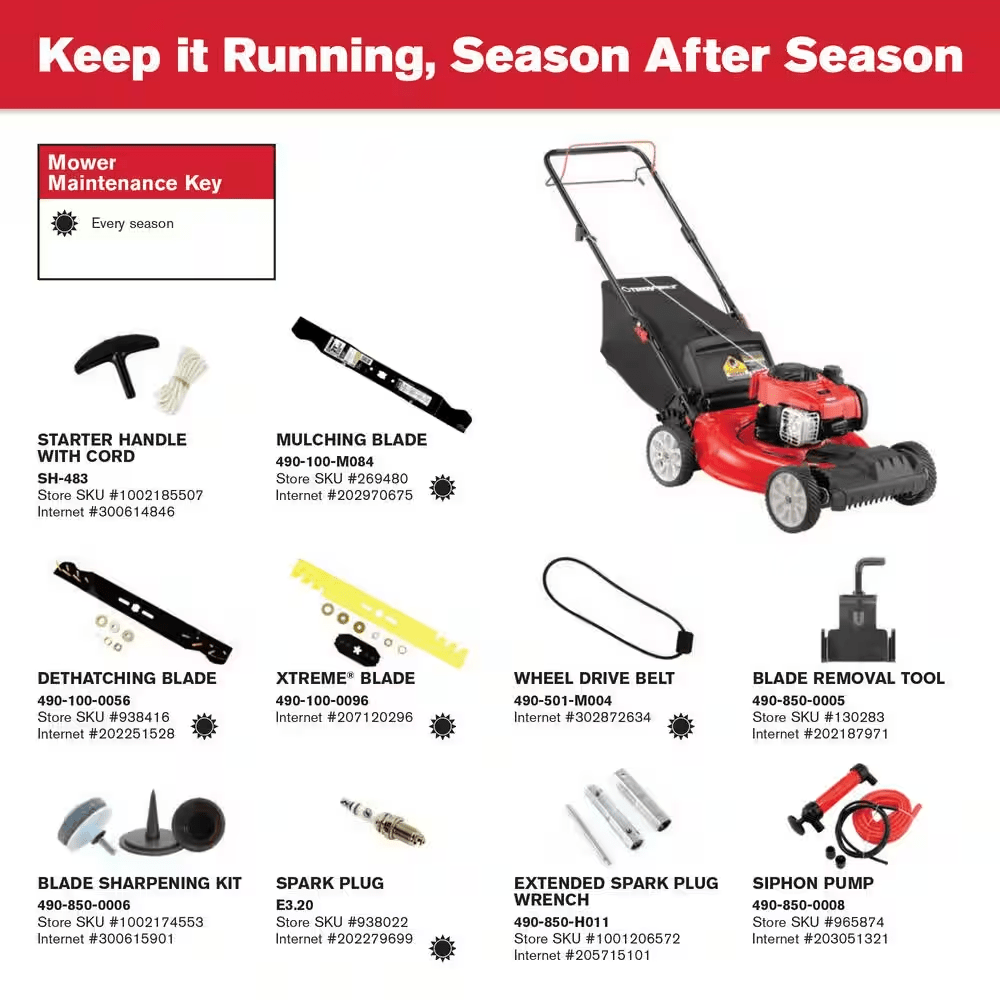 21In. 140Cc Briggs &amp; Stratton Self Propelled Gas Lawn Mower with Mulching Kit Included - YardForce Supply