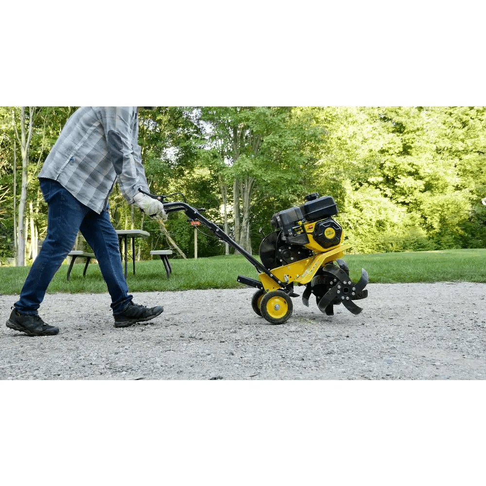 22 In. 212Cc 4-Stroke Gas Garden Front Tine Tiller with Forward and Reverse - YardForce Supply