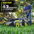 40V HP Brushless 20 In. Cordless Electric Battery Walk behind Self-Propelled Mower with 6.0 Ah Battery and Charger - YardForce Supply