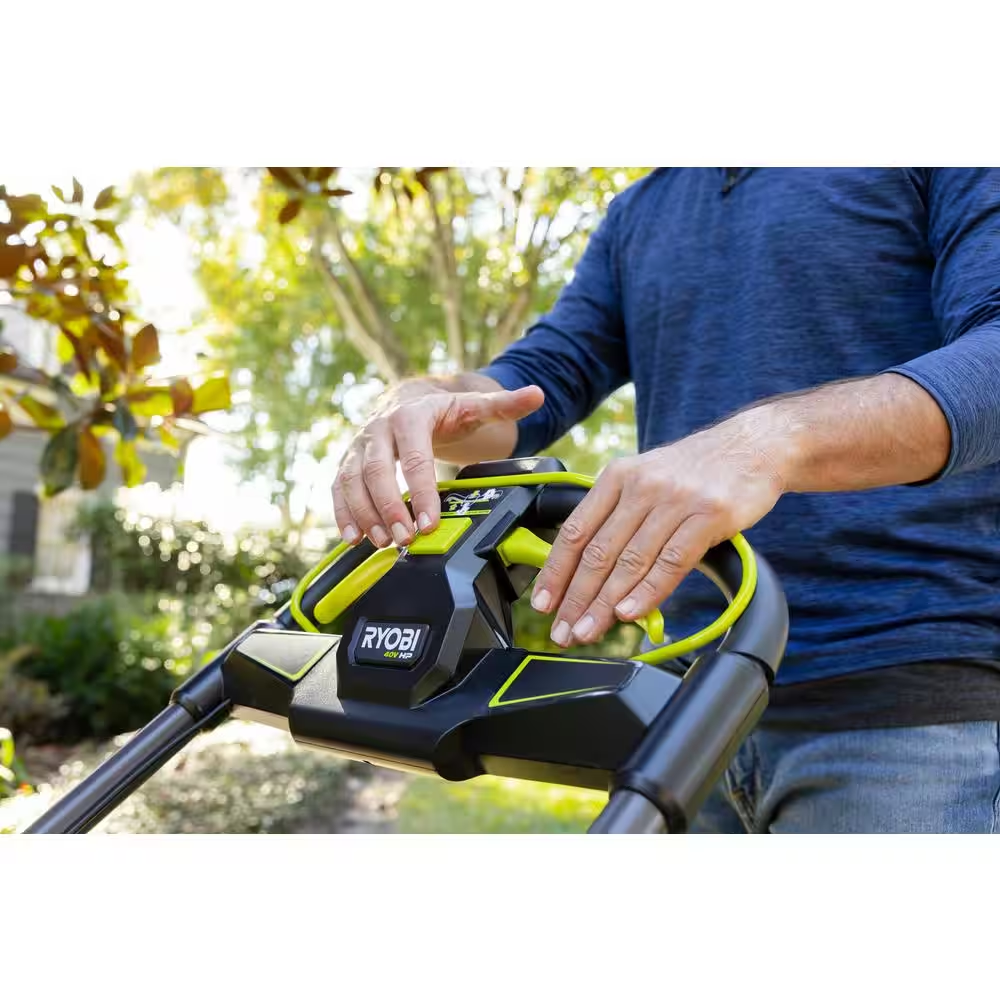 40V HP Brushless 20 In. Cordless Electric Battery Walk behind Self-Propelled Mower with 6.0 Ah Battery and Charger - YardForce Supply