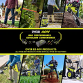 40V HP Brushless 20 In. Cordless Electric Battery Walk behind Self-Propelled Mower with 6.0 Ah Battery and Charger - YardForce Supply
