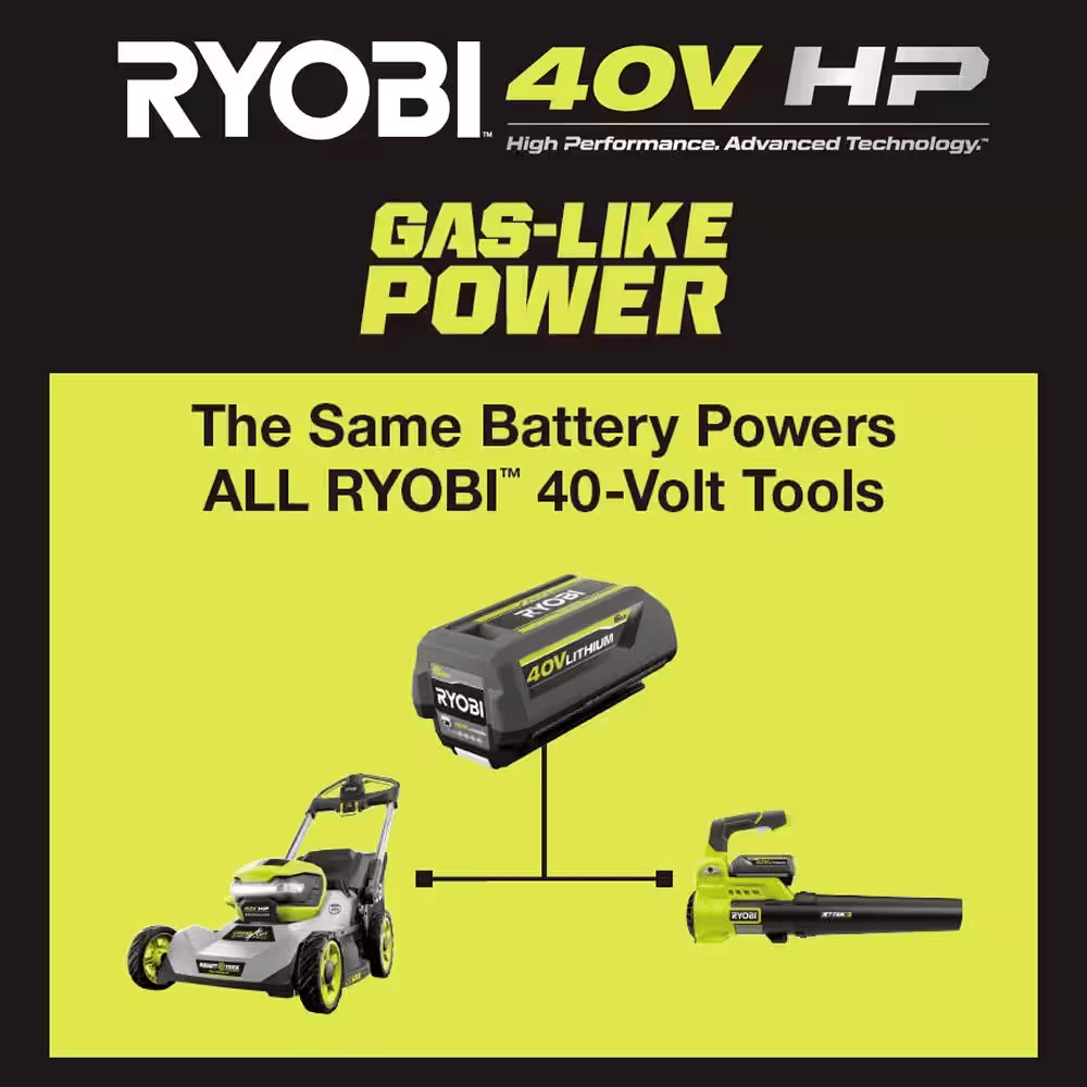 40V HP Brushless 21 In. Cordless Battery Walk behind Dual-Blade Self-Propelled Mower with (2) 6.0 Ah Batteries &amp; Charger - YardForce Supply