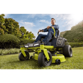 42 In. 100 Ah Battery Electric Riding Zero Turn Mower - YardForce Supply
