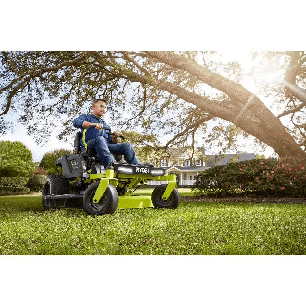 42 In. 100 Ah Battery Electric Riding Zero Turn Mower - YardForce Supply