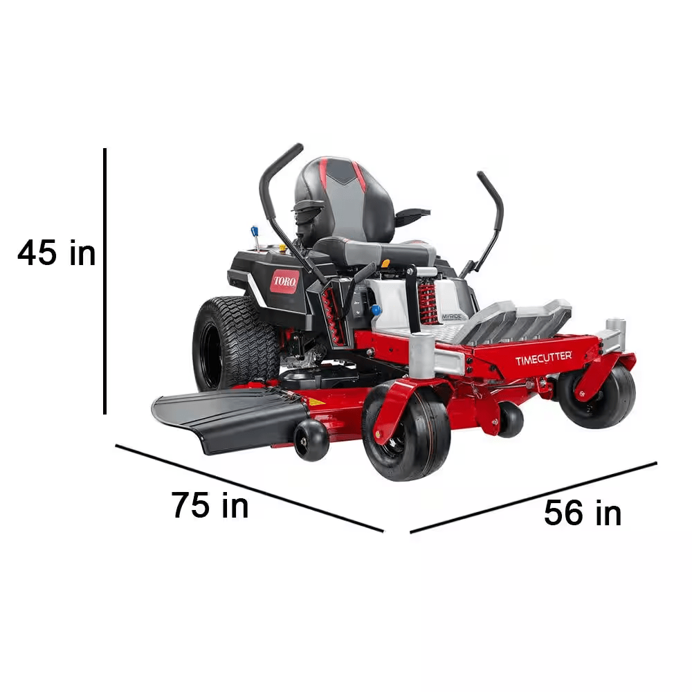 50 In. 23 HP Timecutter Ironforged Deck Kawasaki V-Twin Gas Dual Hydrostatic Zero Turn Riding Mower with Myride - YardForce Supply