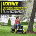 80V HP Brushless 42 In. Battery Electric Cordless Zero Turn Riding Mower (2) 80V Batteries (2) 40V Batteries and Charger - YardForce Supply
