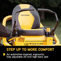 Cub Cadet Ultima 42 in. 22 HP V-Twin Kohler 7000 Engine Dual Hydrostatic Drive GAS Zero Turn Riding Lawn Mower - YardForce Supply