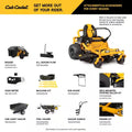 Cub Cadet Ultima ZT1 (50″) 23hp Kawasaki Zero Turn Mower - YardForce Supply
