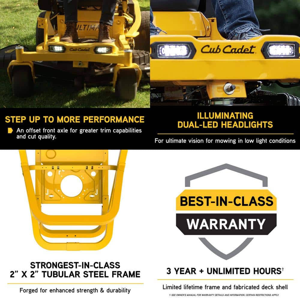 Cub Cadet Ultima ZT1 (50″) 23hp Kawasaki Zero Turn Mower - YardForce Supply