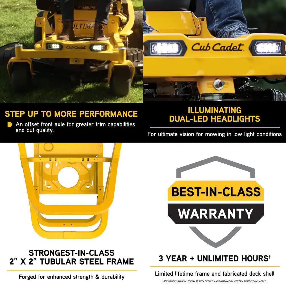 Cub Cadet Ultima ZT1 (54″) 24hp Kohler Zero Turn Mower - YardForce Supply