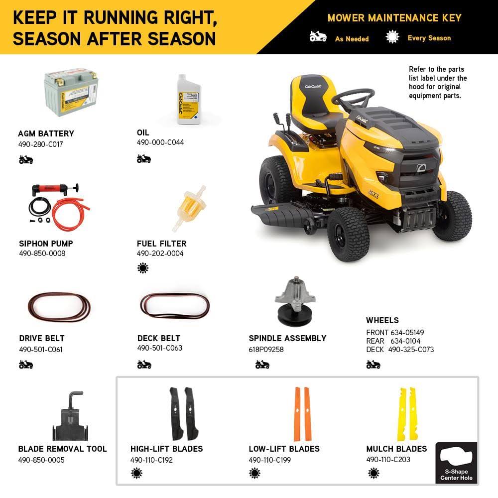 Cub Cadet XT1 Lt46 (46″) 23hp Kohler Lawn Tractor - YardForce Supply