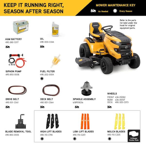 Cub Cadet XT1 ST54 (54″) 24hp Kohler Lawn Tractor - YardForce Supply
