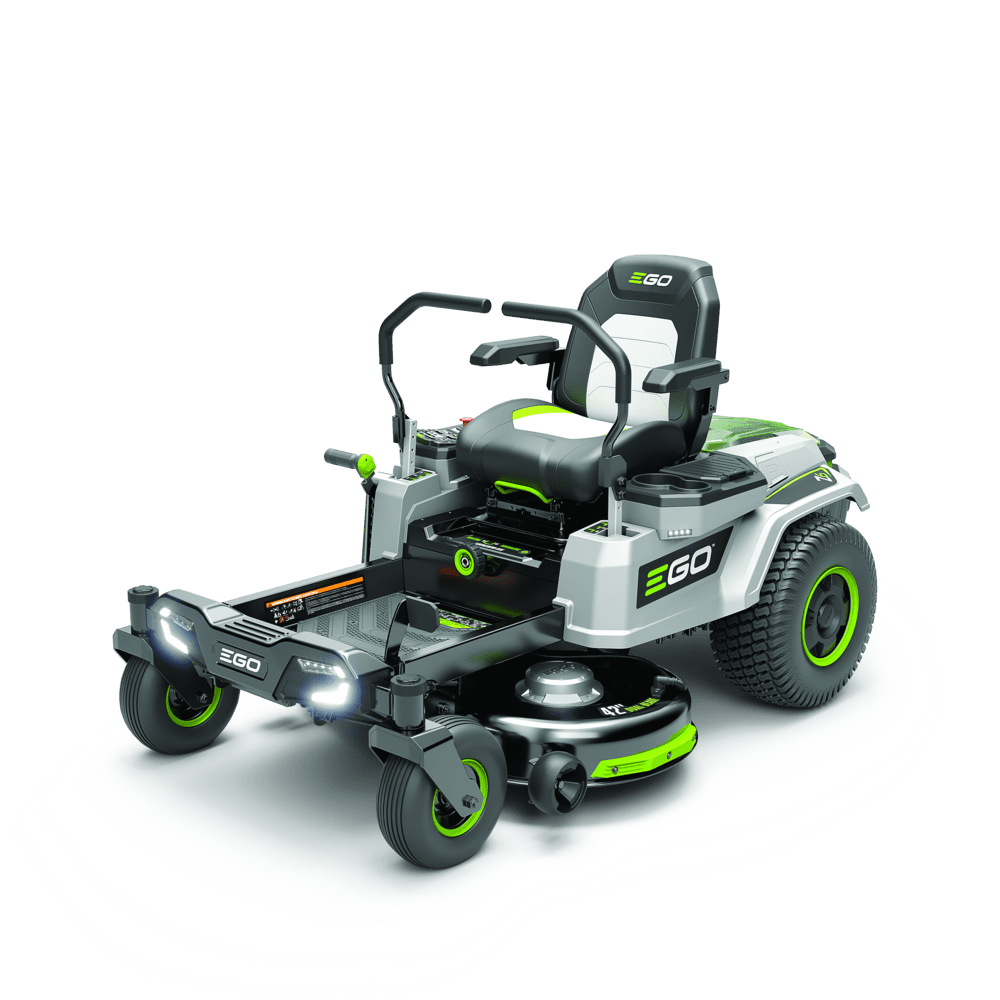 EGO POWER+ Z6 Zero Turn Riding Lawn Mower 42 with Four 56V ARC Lithium 10Ah Batteries and Charger - YardForce Supply