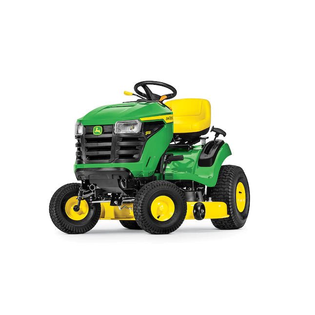 John Deere S100 17.5-HP Side By Side Hydrostatic 42-in Riding Lawn Mower Mulching Capable - YardForce Supply
