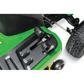 John Deere S100 17.5-HP Side By Side Hydrostatic 42-in Riding Lawn Mower Mulching Capable - YardForce Supply