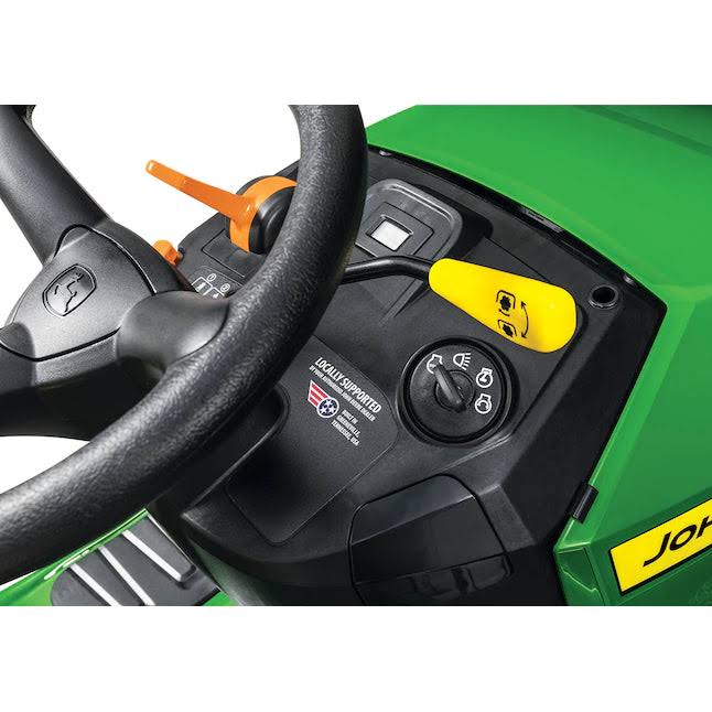 John Deere S100 42 in. 17.5 HP GAS Hydrostatic Riding Lawn Tractor - YardForce Supply