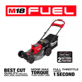 M18 FUEL Brushless Cordless 21 In. Walk behind Dual Battery Self-Propelled Mower W/(2) 12.0Ah Battery and Rapid Charger - YardForce Supply