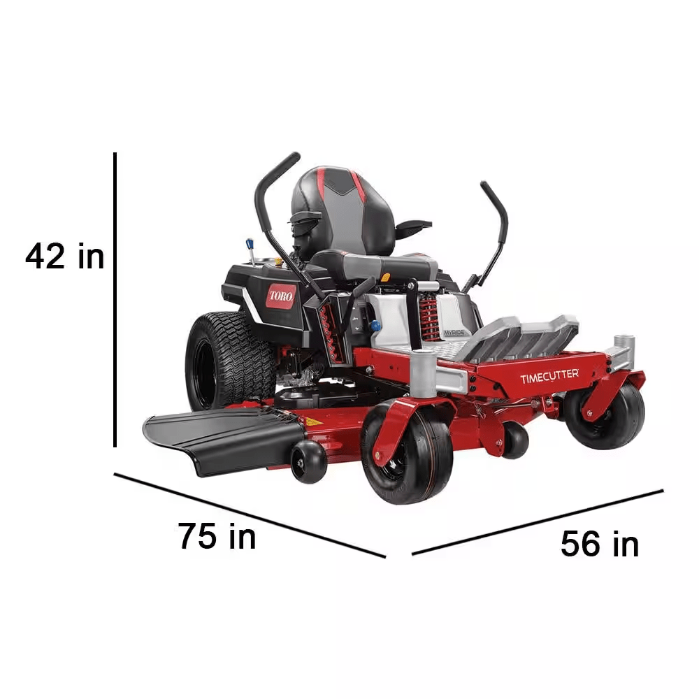Timecutter 54 In. Ironforged Deck 23 HP Kawasaki V-Twin Gas Dual Hydrostatic Zero Turn Riding Mower with Myride CARB - YardForce Supply
