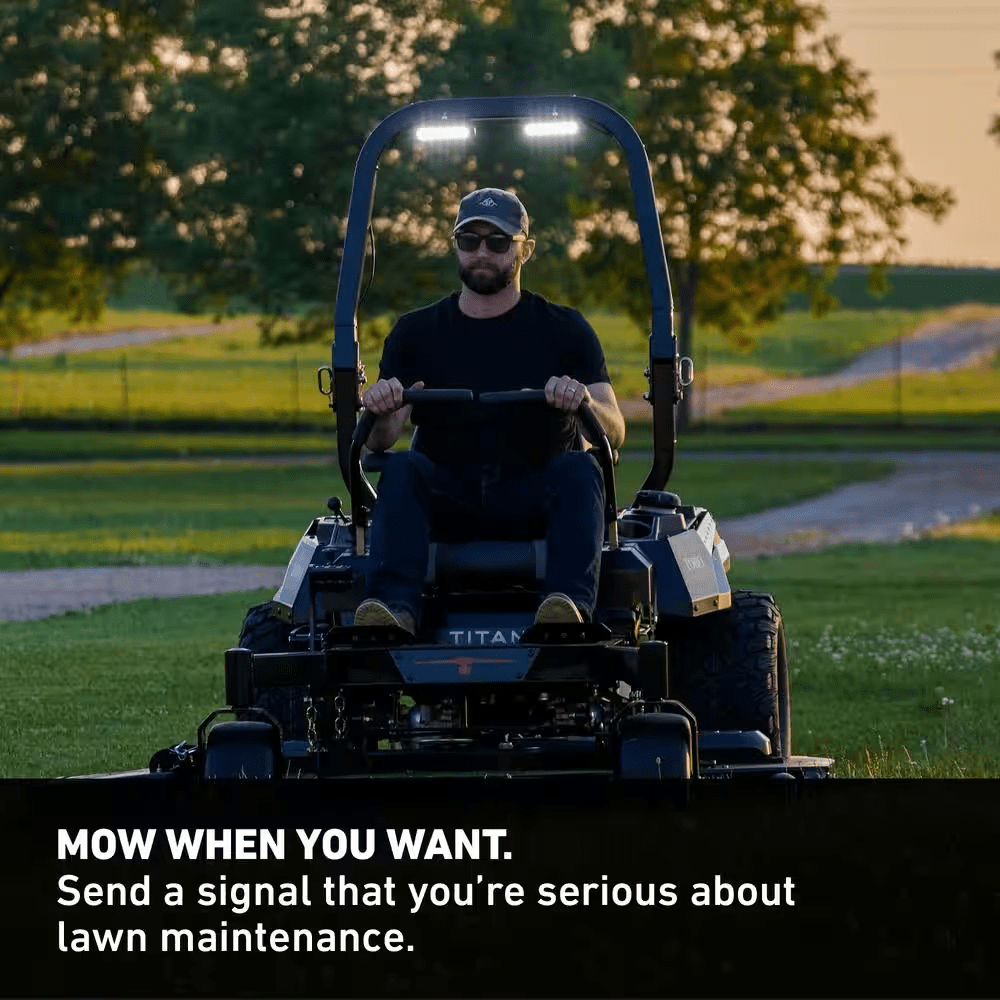 Titan MAX HAVOC Edition 60 In. Kohler 26HP Ironforged Deck Commercial V-Twin Gas Dual Hydrostatic Zero Turn Riding Mower - YardForce Supply