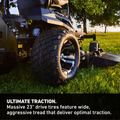 Titan MAX HAVOC Edition 60 In. Kohler 26HP Ironforged Deck Commercial V-Twin Gas Dual Hydrostatic Zero Turn Riding Mower - YardForce Supply